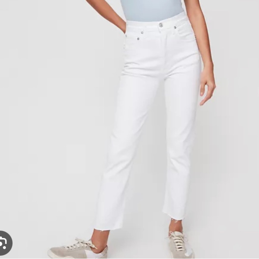 Agolde white Riley size 30